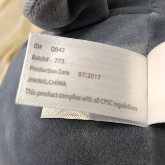 Squishmallows Kellytoy "Hoot" the Owl Gray Gold Beak Speckles 2017  8" RETIRED - Picture 9 of 9